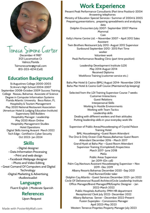 Copy of curriculum vitae cv resume template idea | PosterMyWall