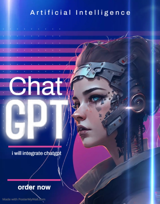 ChatGPT Flyer Template Poster/Wallboard
