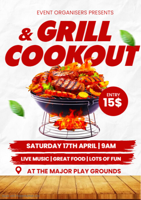 barbecue flyer template