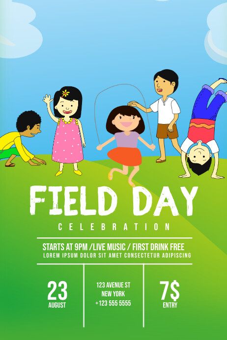 School Field Day Flyer