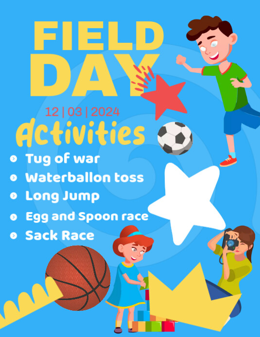 Field day flyer template PosterMyWall Field day flyer template PosterMyWall