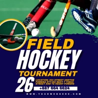 field hockey Instagram Post template
