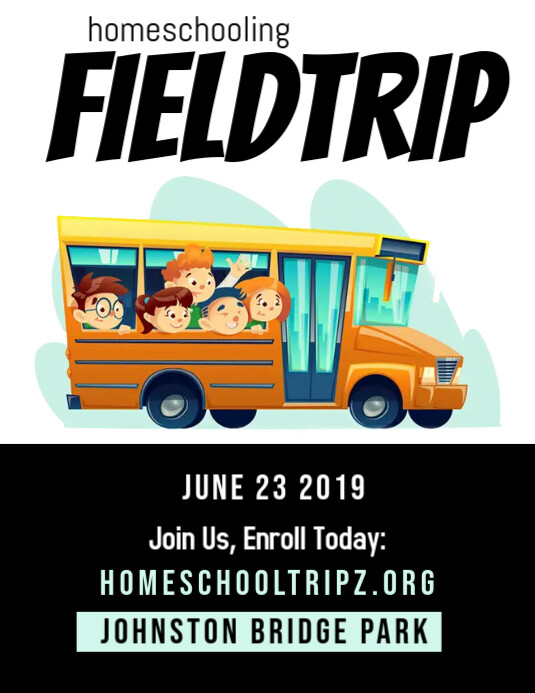 Field trip Flyer (format US Letter) template