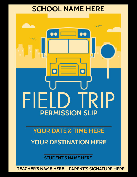FIELD TRIP Template PosterMyWall FIELD TRIP Template PosterMyWall