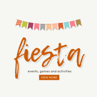 Fiesta Activities Message Instagram template