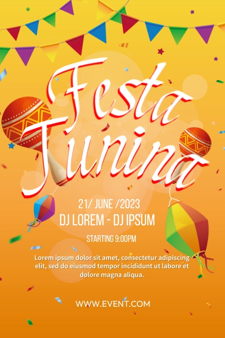 Fiesta Celebration Poster Template | PosterMyWall