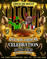 Fiesta de Libertad: Cinco de Mayo Showdown Instagram Portrait template