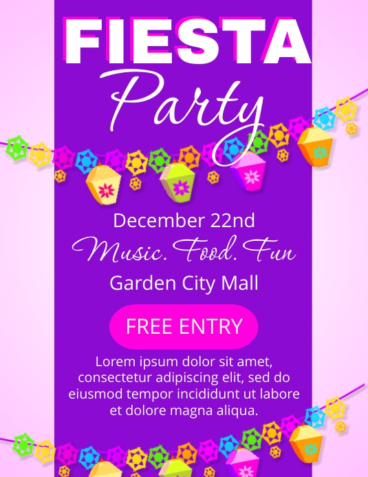 Fiesta Template | PosterMyWall