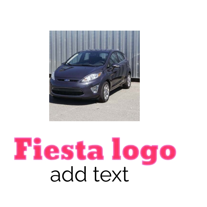 Fiesta logo design template.