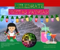 fiestas patrias, Mexico, party, 5 mayo, restaurant, menus Persegi Panjang Besar template