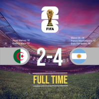 FIFA 2026 Match Result Template Pos Instagram