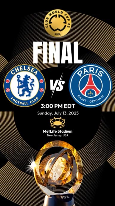 FIFA Club World Cup Final Instagram Story template