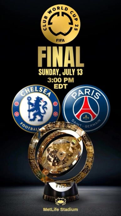 FIFA Club World Cup Final Match Instagram Story template