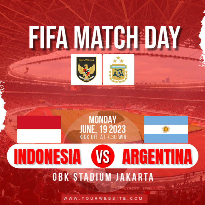 Copy of FIFA MATCH DAY FOOTBALL | PosterMyWall