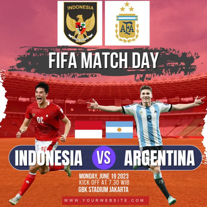 Copy of FIFA MATCH DAY FOOTBALL | PosterMyWall