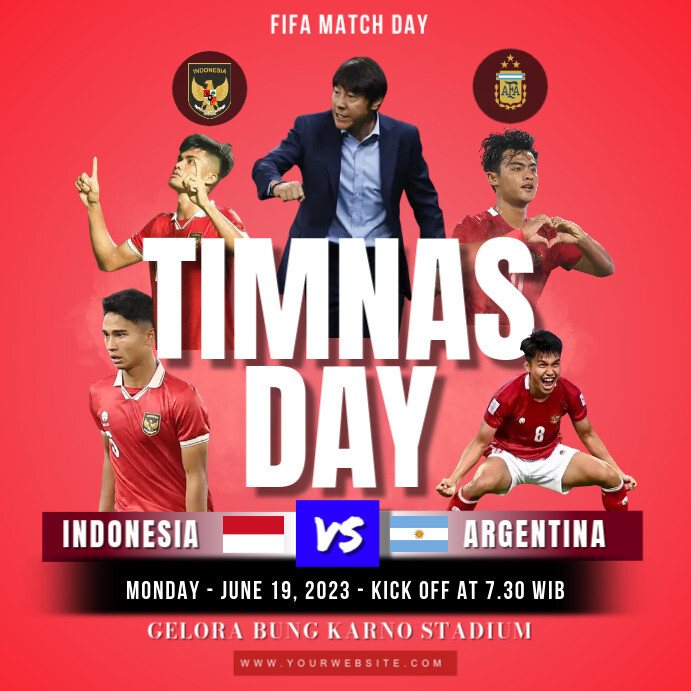 Copy of FIFA MATCH DAY POSTER SCHEDULE | PosterMyWall