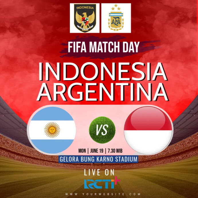 Copy of FIFA MATCH DAY POSTER SCHEDULE | PosterMyWall