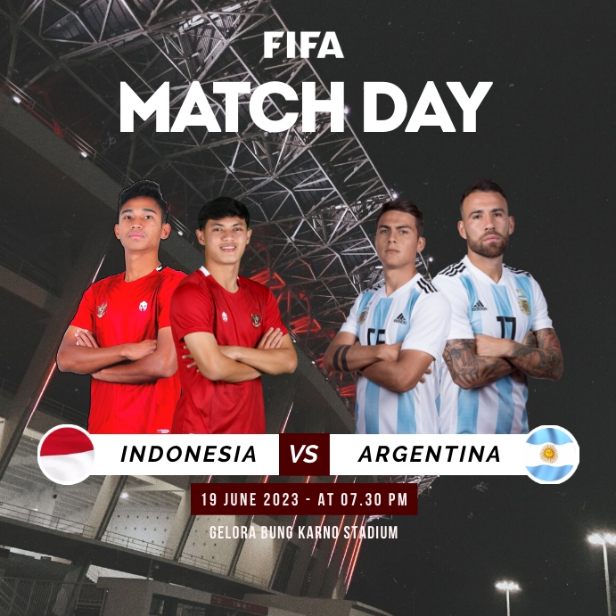 FIFA Match Day Template PosterMyWall