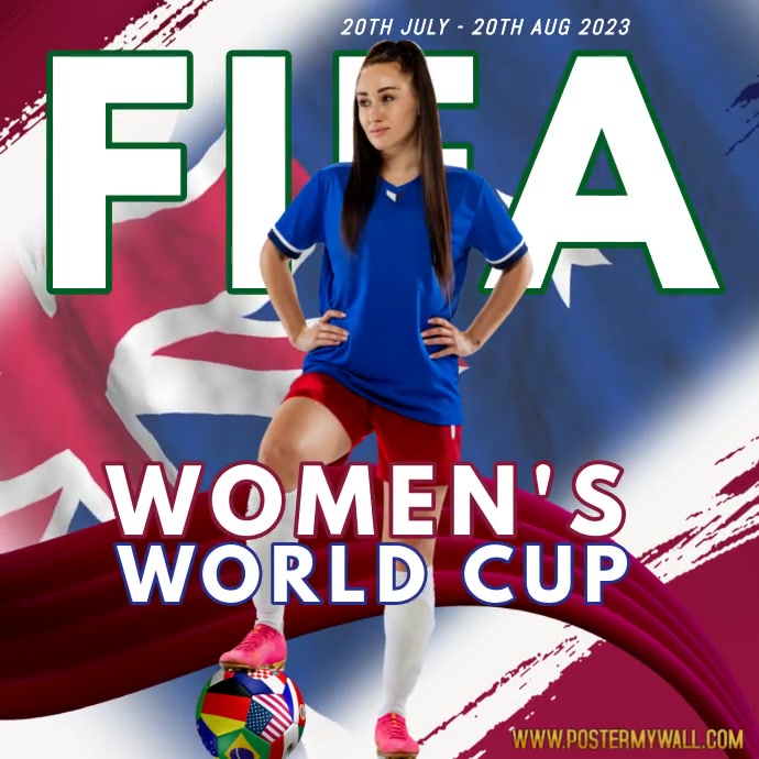 Fifa women's world cup post , Football  Match template