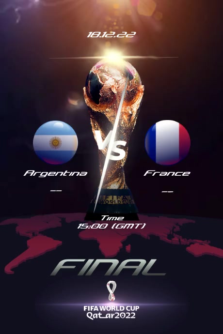 Fifa World Cup 2022 Poster (13) Plakat template