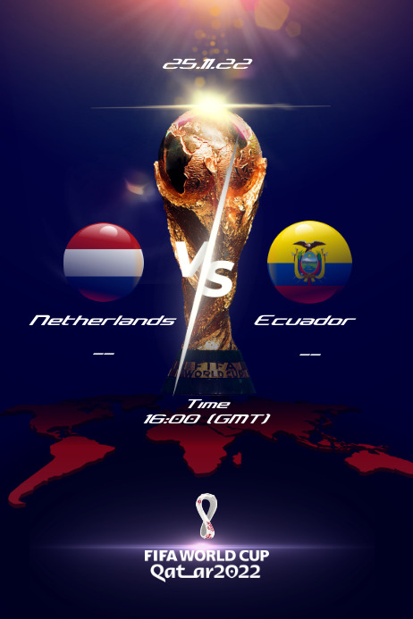 Fifa World Cup 2022 Poster (5) Plakat template