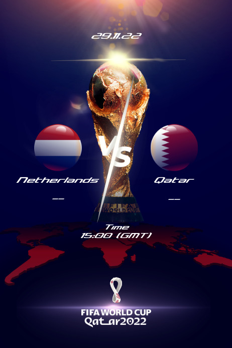Fifa World Cup 2022 Poster (6) template