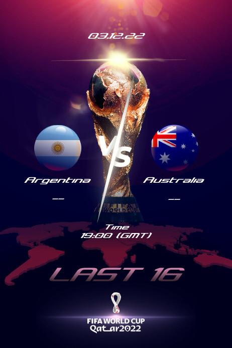 Fifa World Cup 2022 Poster (6) template
