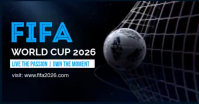 FIFA World Cup 2026 Anúncio do Facebook template