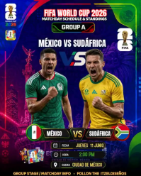 FIFA World Cup 2026 Matchday Instagram Portrait Video template