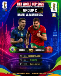 FIFA World Cup 2026 Matchday Instagram Portrait Video template
