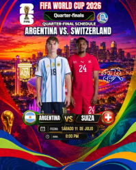 FIFA World Cup 2026 Quarter-Final Instagram Portrait Video template