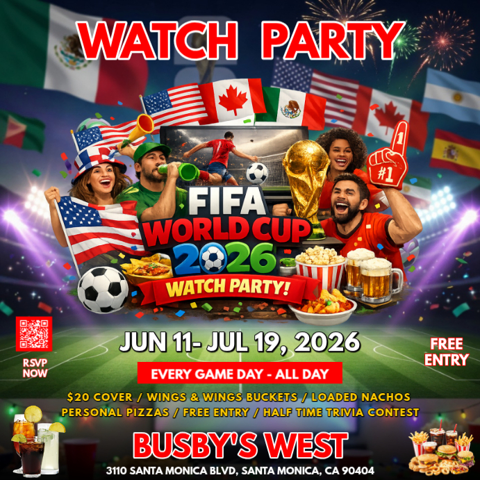 Fifa World Cup Watch Party Template | PosterMyWall