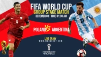 FIFA world cup Blog header template