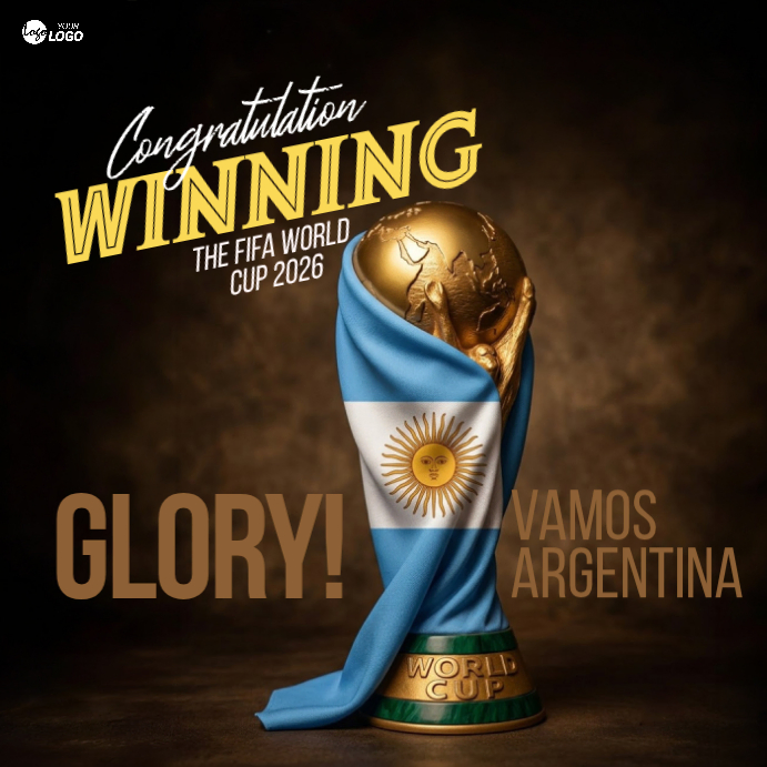 Fifa World Cup Victory Template | PosterMyWall