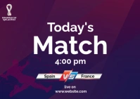 FIFA World Cup Live Match Postal template