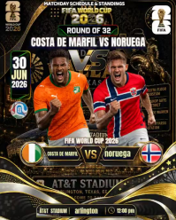 FIFA World Cup Match Instagram template