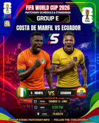 FIFA World Cup Match Instagram Portrait Video template