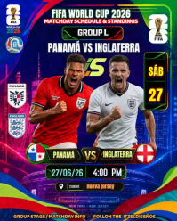 FIFA World Cup Matchday Instagram Portrait Video template