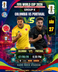 FIFA World Cup Matchday Instagram Portrait Video template