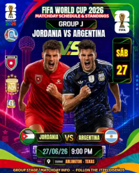 FIFA World Cup Matchday Instagram Portrait Video template