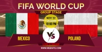 FIFA World Cup Qatar 2022 Group Stage Match Ikhava Yomcimbi WeFacebook template