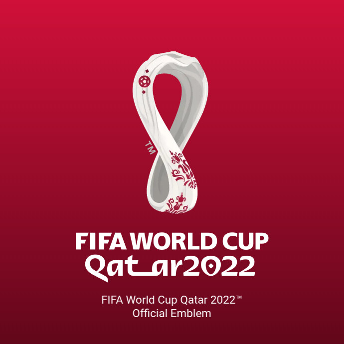 FIFA World Cup Qatar 2022 Official Emblem Logotipo template