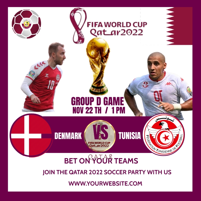 FIFA WORLD CUP QATAR 2022 POSTER TEMPLATE