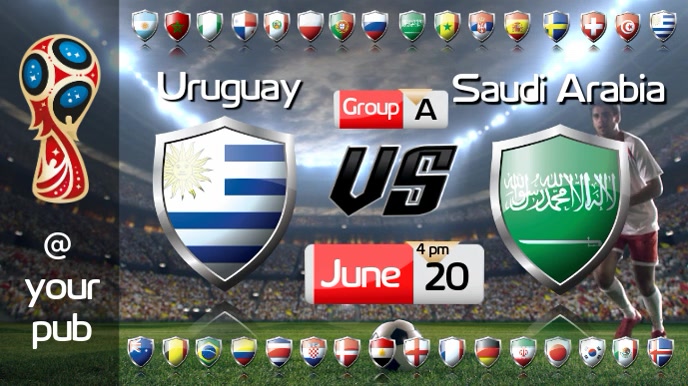 FIFA World Cup Video Ecrã digital (16:9) template