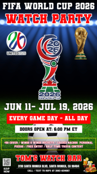 FIFA World Cup Watch Party Instagram Story Instagram-Story template