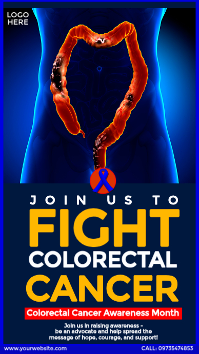 Plantilla de Colorectal Cancer Awareness | PosterMyWall