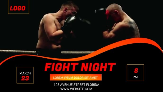 Fight night Template | PosterMyWall