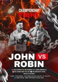 Fight night video template A6