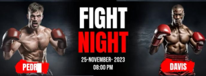 fight night1 Facebook Cover Photo template