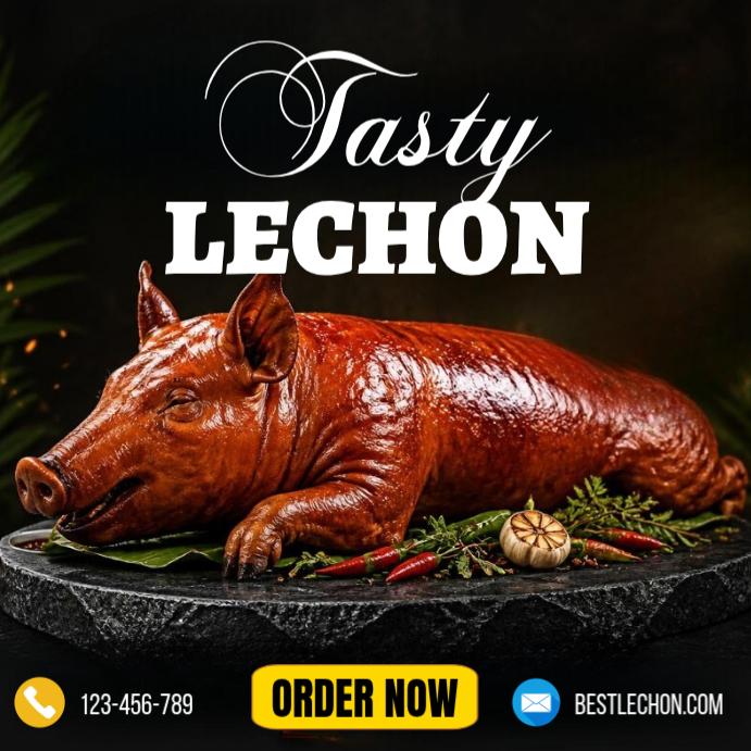 Lechon Promotion Instagram Ad Template | PosterMyWall